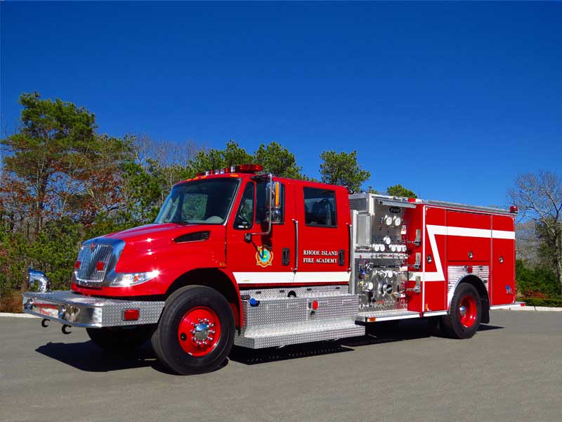 Rhode Island Fire Academy E One Commercial Pumper Greenwood