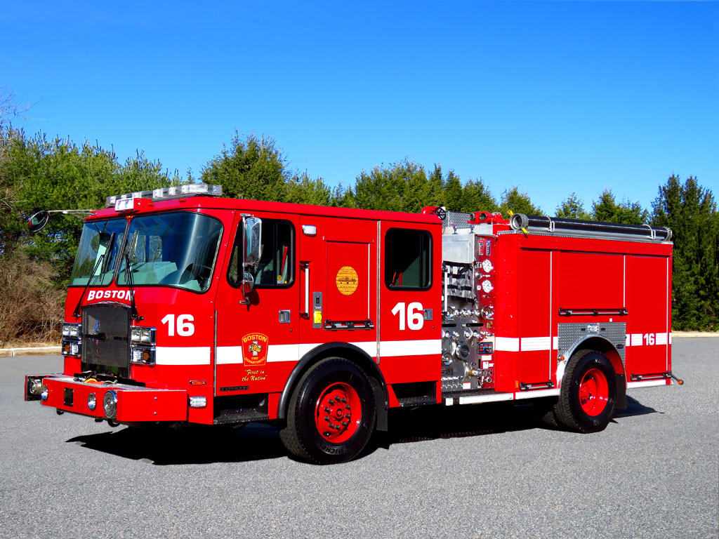 Boston Ma E One Custom Pumper 16 Greenwood Emergency Vehicles Llc
