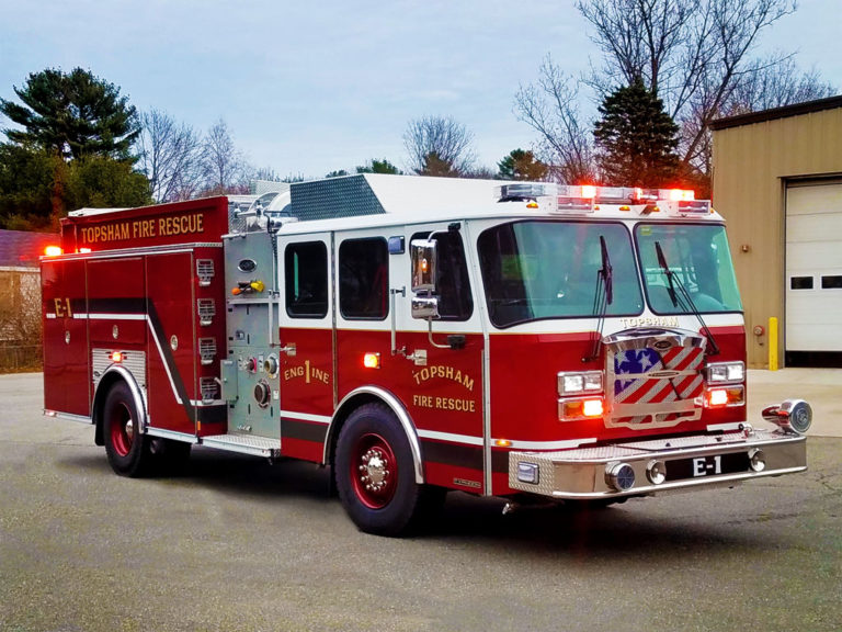 Topsham, ME EOne Custom Pumper Greenwood Emergency Vehicles, LLC