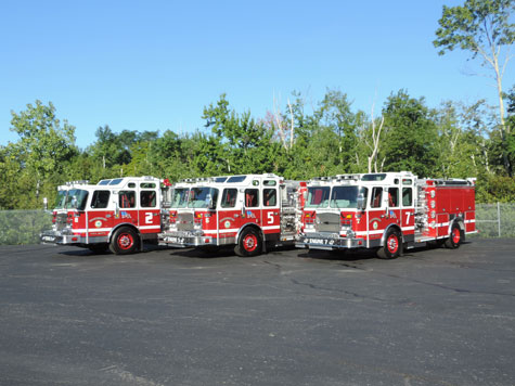 Manchester, NH - (3) E-One Custom Pumpers