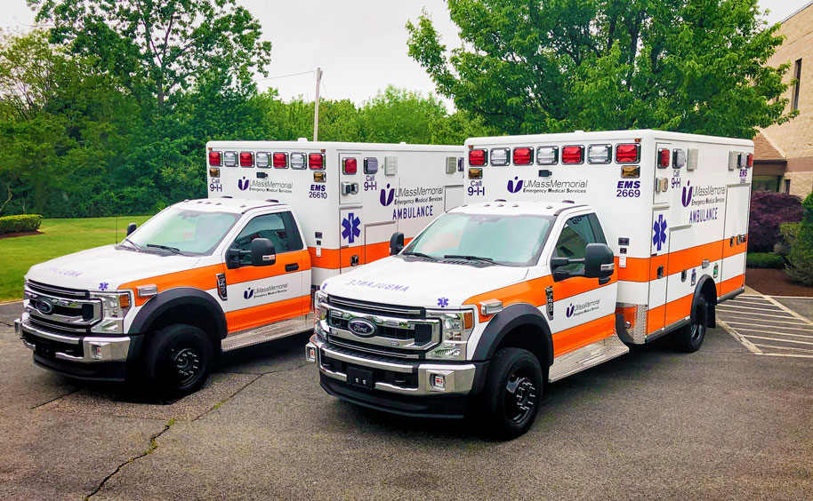 UMASS Memorial EMS - (2) Horton Type I Ambulances