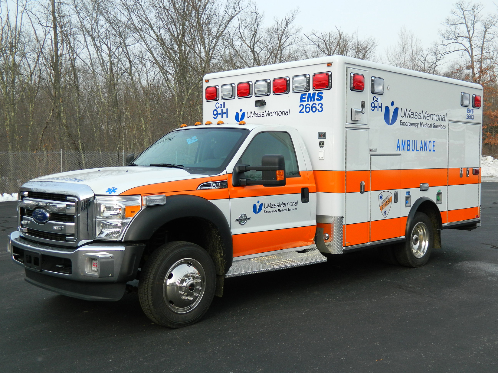 UMASS Memorial, MA - Horton Ford F450 Type I Ambulance