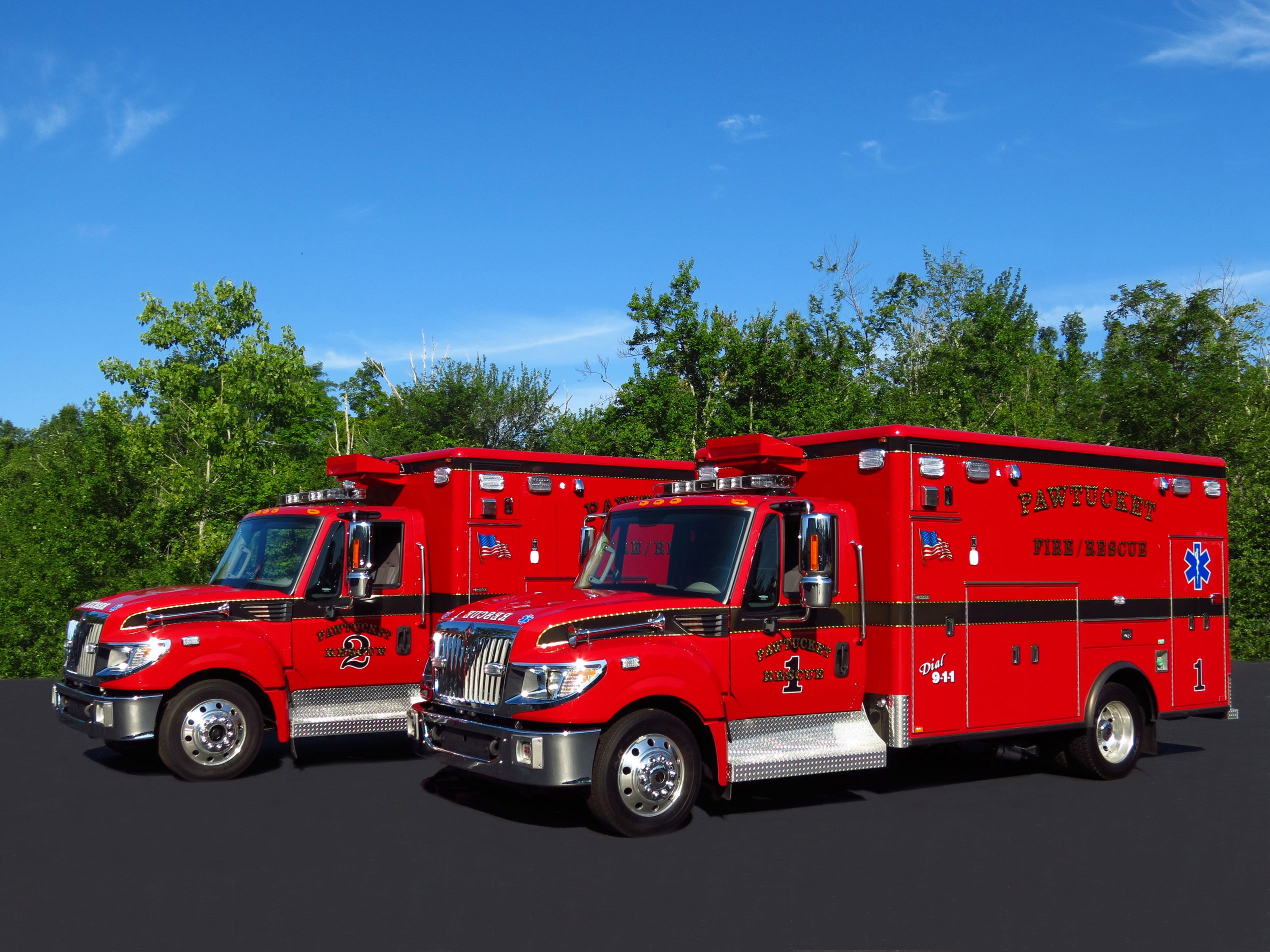 Pawtucket, RI (2) - Horton Med Duty Terrastar Ambulances