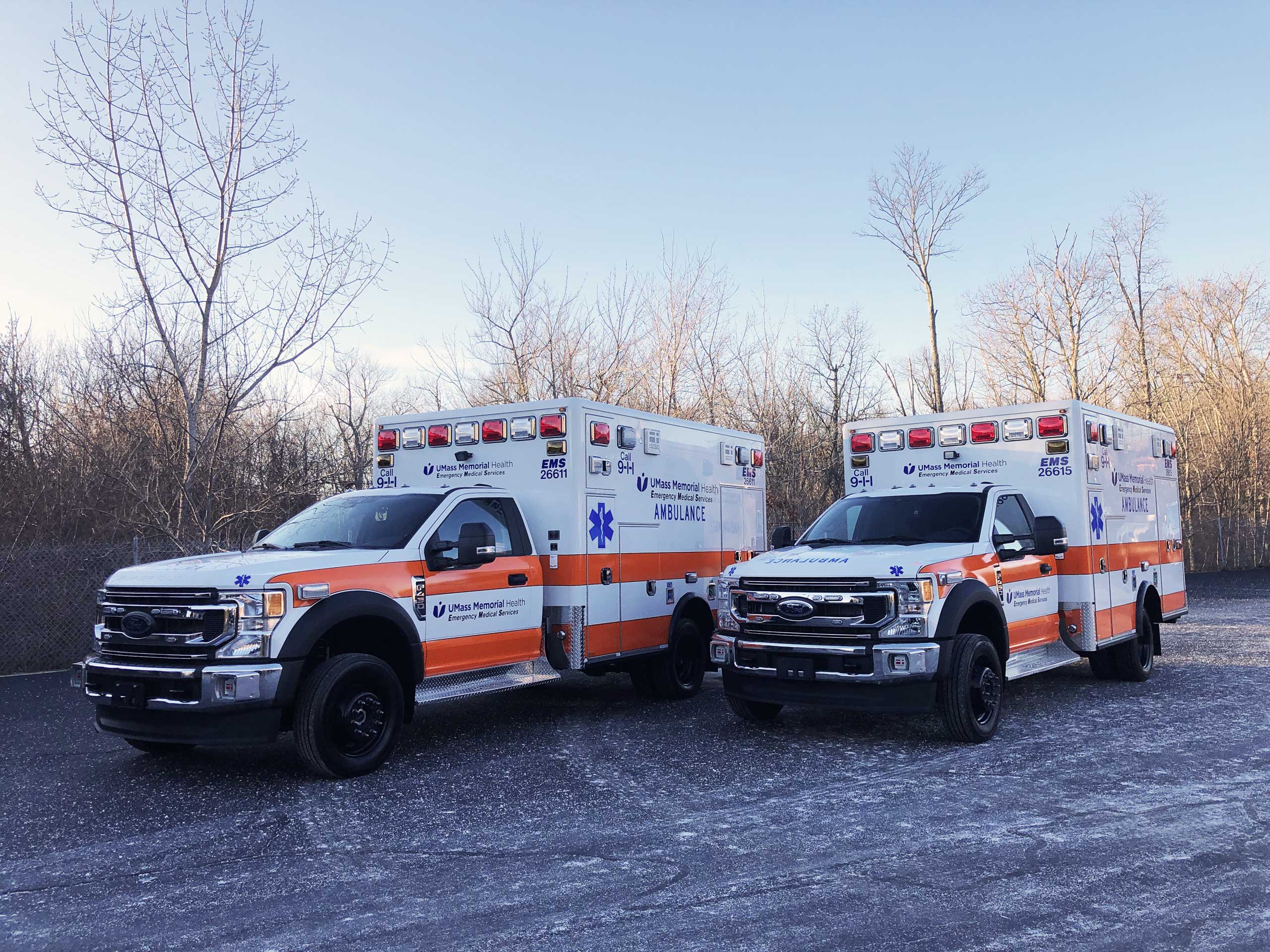 UMass Memorial EMS - (2) Horton / Ford F450 Type I Ambulances