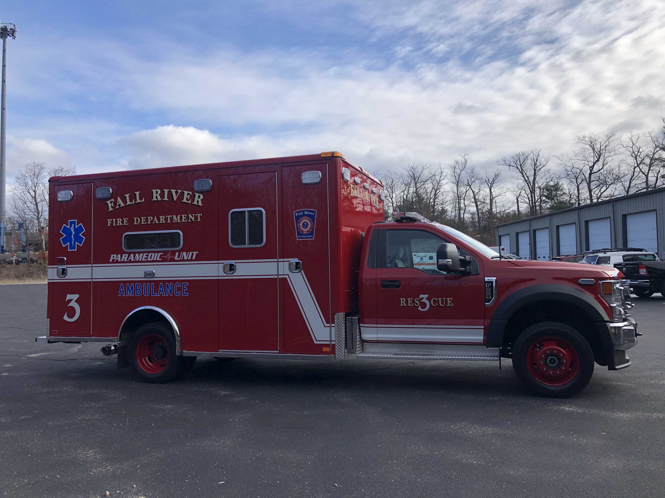 Fall River EMS – Wheeled Coach / Ford F550 Type I Ambulance – Greenwood  Emergency Vehicles, LLC
