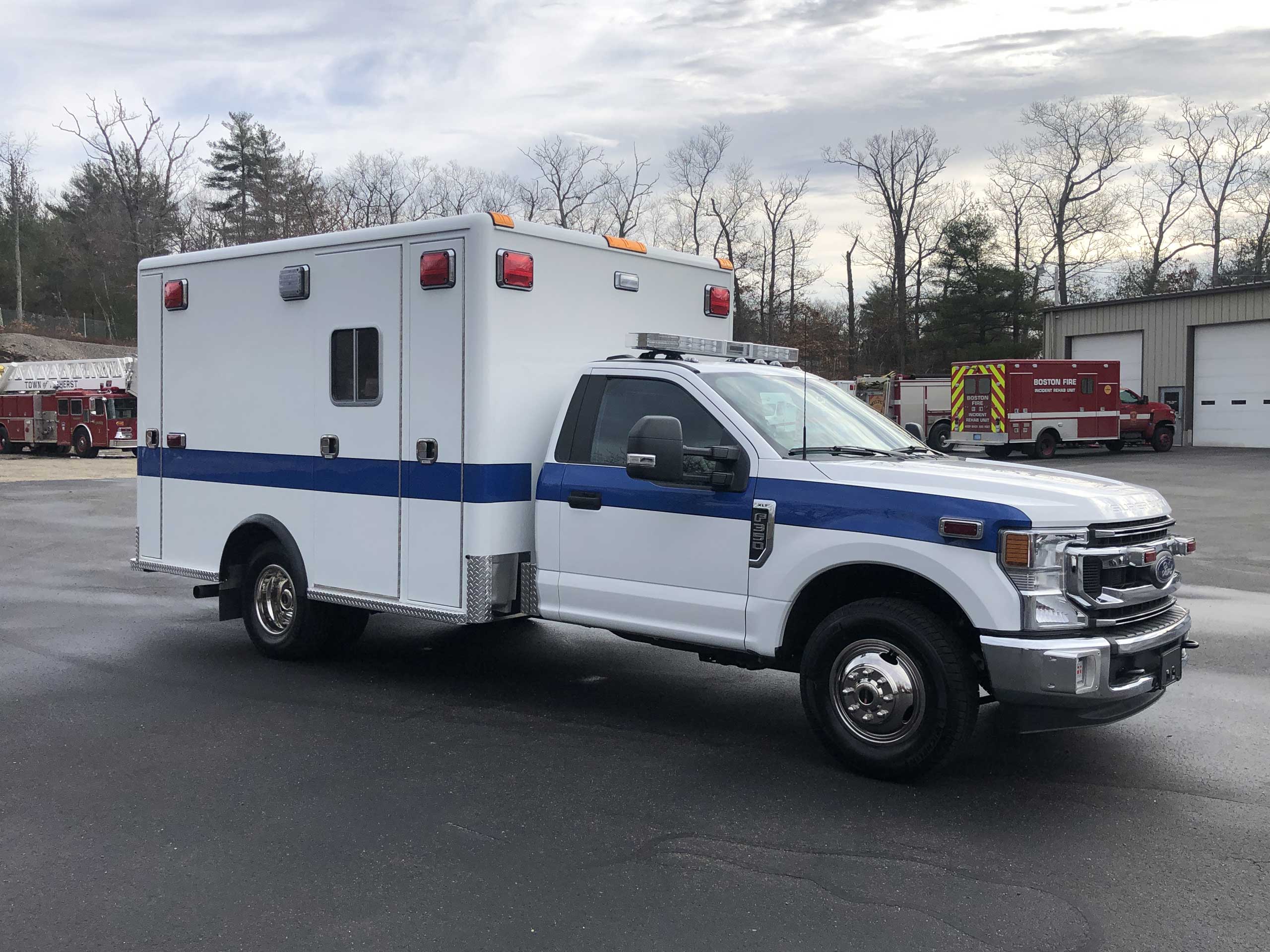 Stamford EMS, CT - Horton/Ford F350 Type I Ambulance