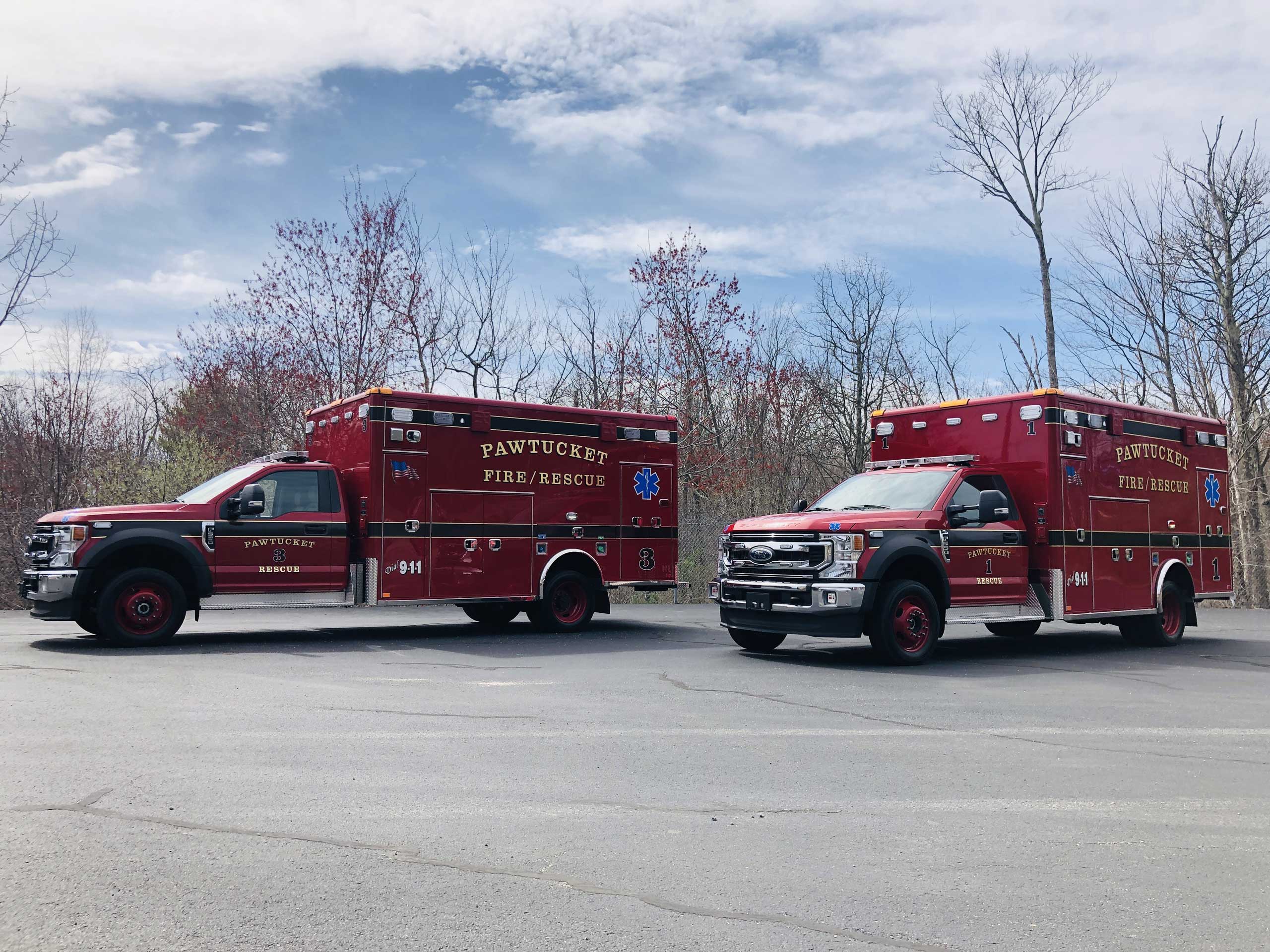 Pawtucket, RI - Two (2) Horton / Ford F550 Type I Ambulances