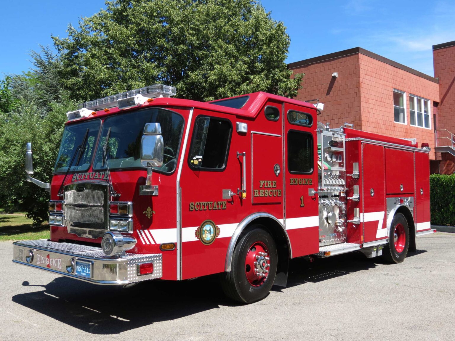 Scituate, MA EOne Custom Pumper Greenwood Emergency Vehicles, LLC