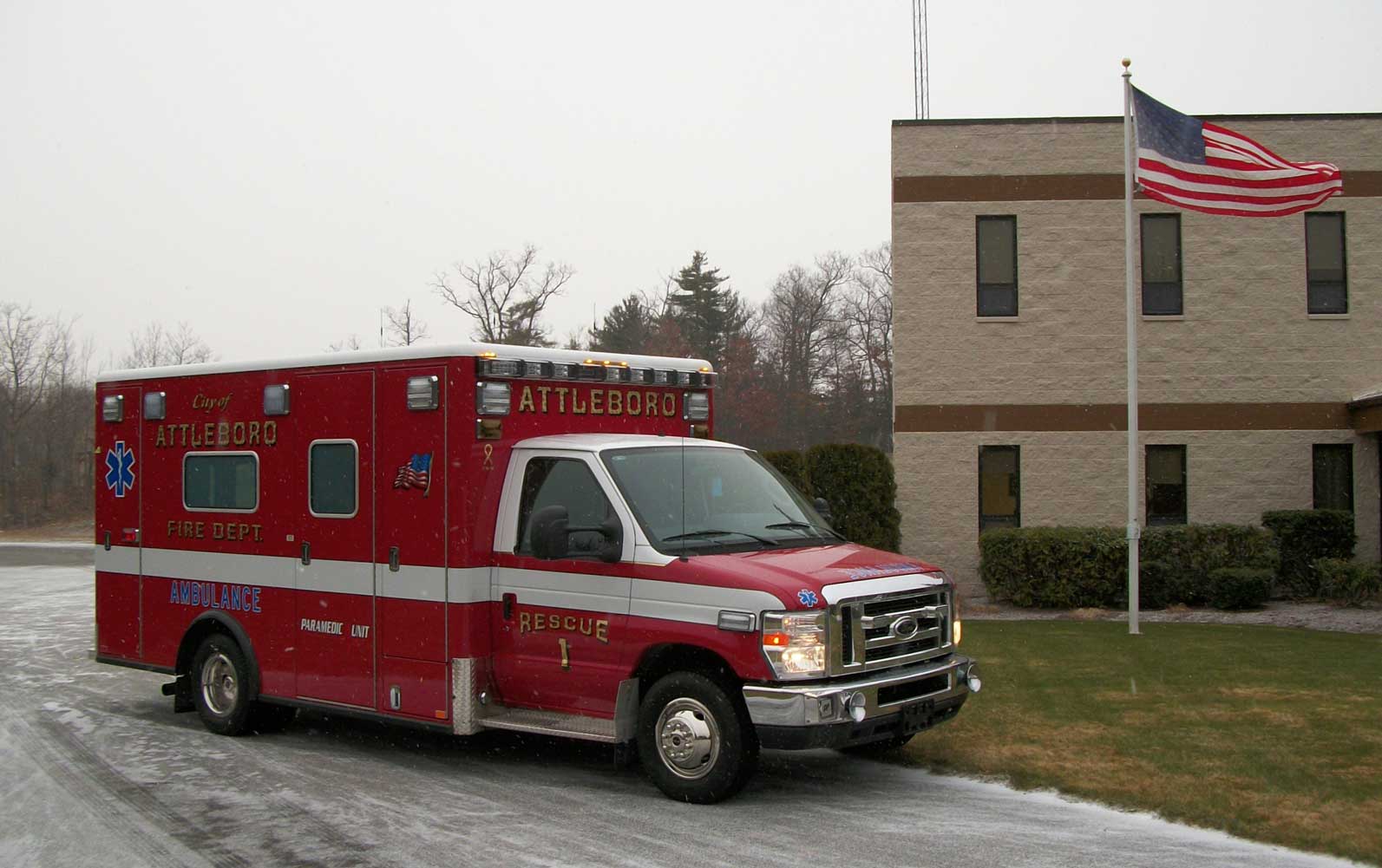 Attleboro, MA - Horton Ford Type III Ambulance