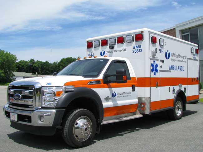 UMASS Memorial EMS - (2) Horton Ford Type I Ambulances