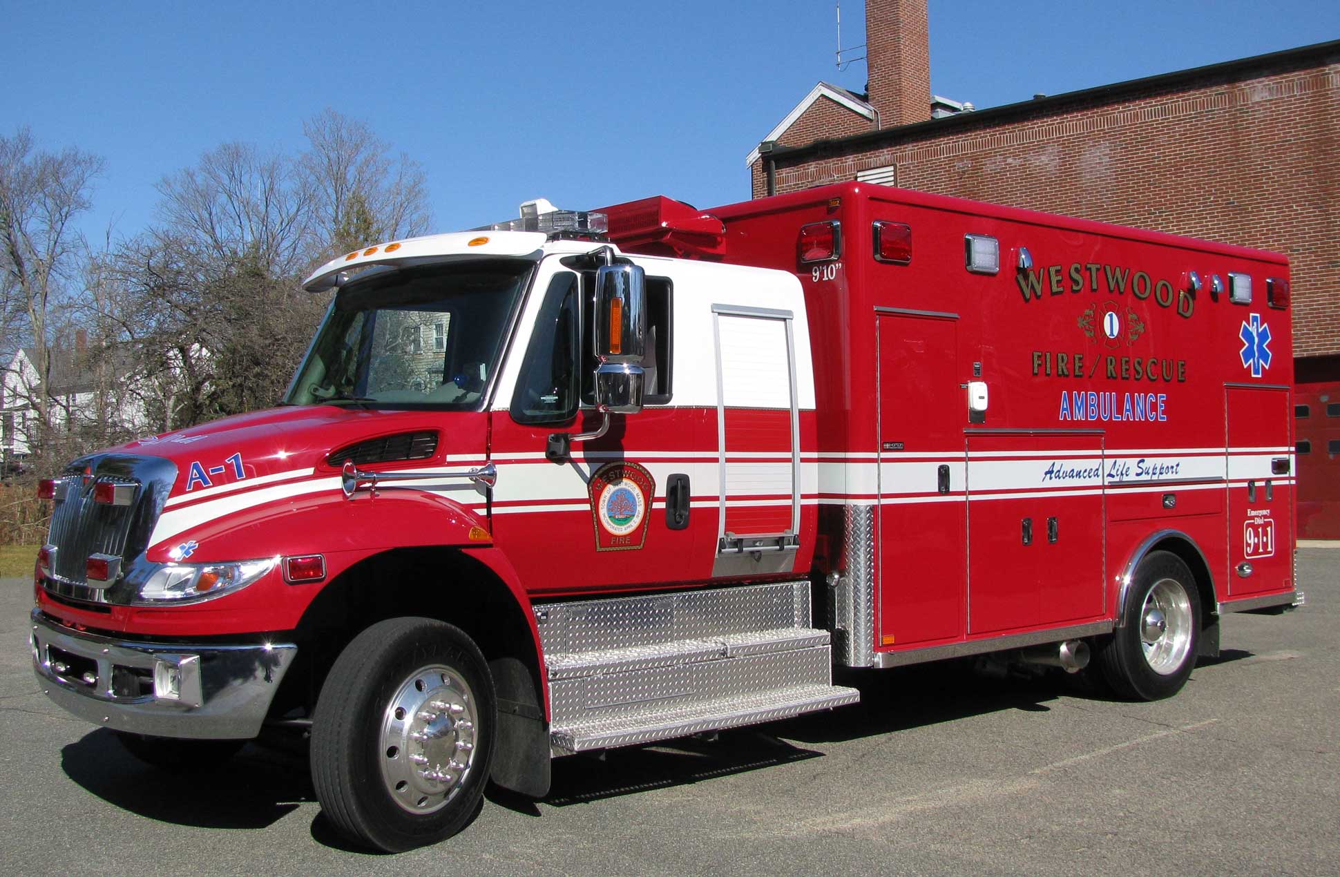 Westwood, MA - Horton International Medium Duty Type I Ambulance