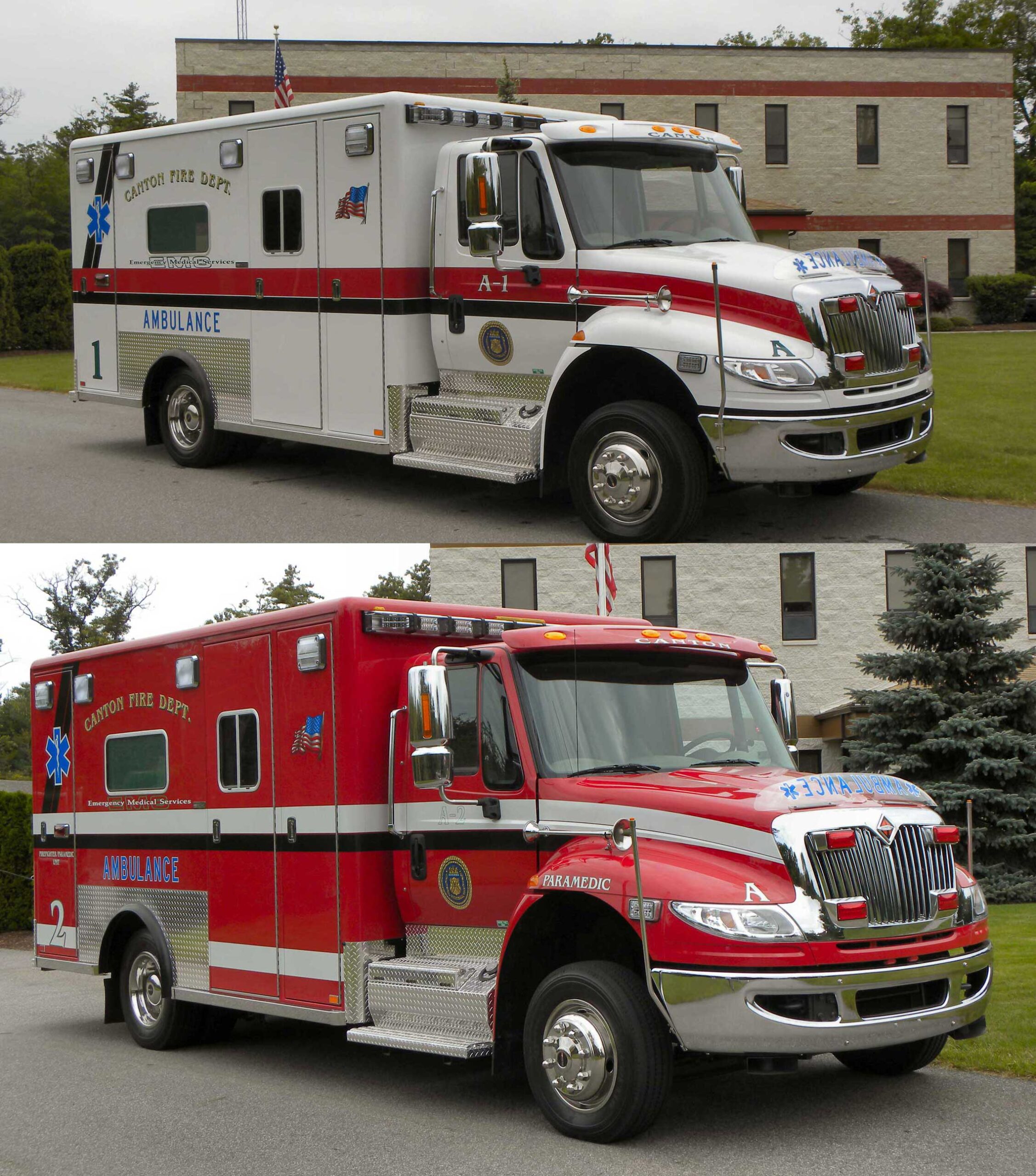 Canton, MA - (2) Horton 623 / Custom Ambulances