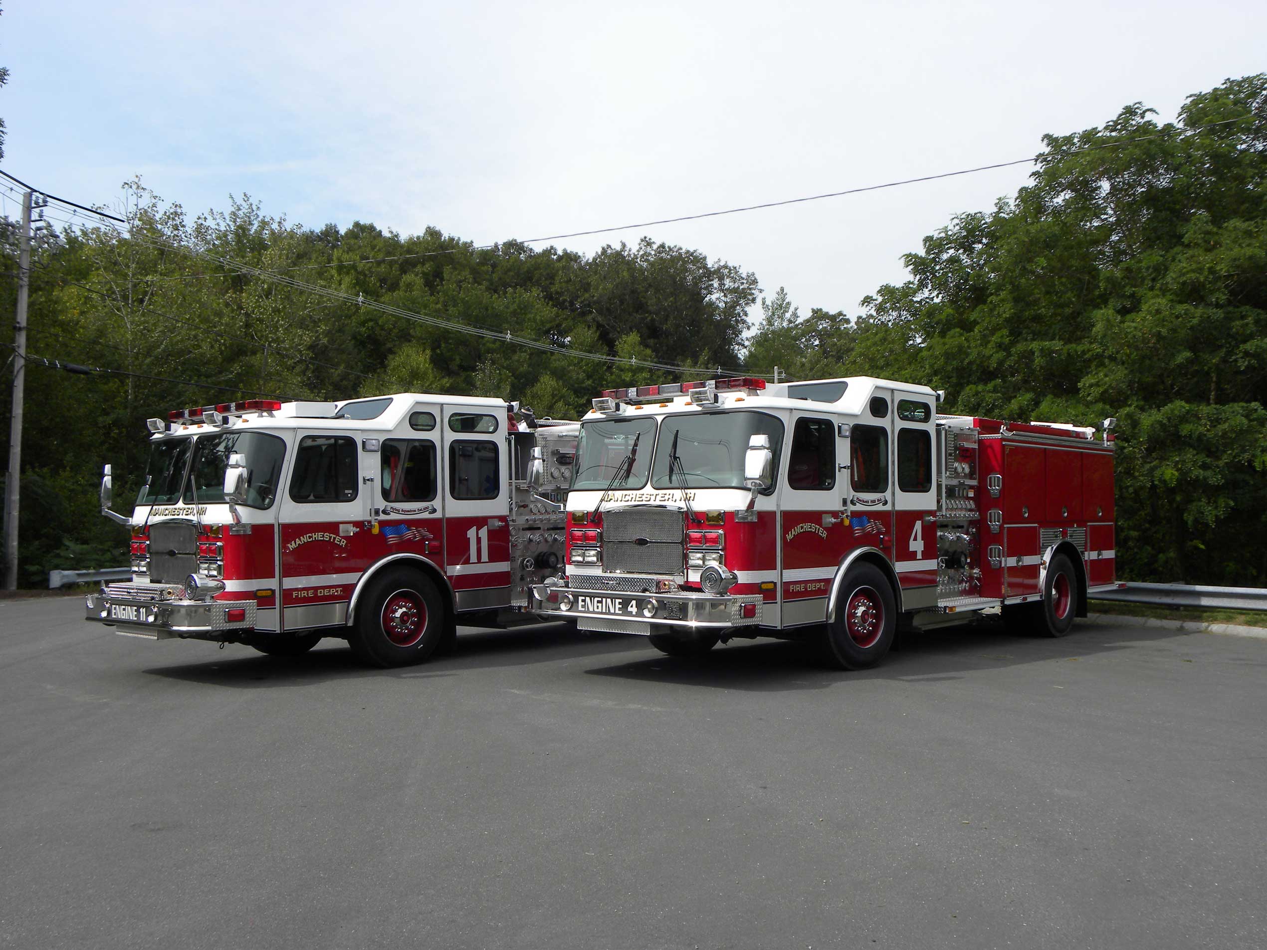 Manchester, NH - (2) E-One Custom Pumpers