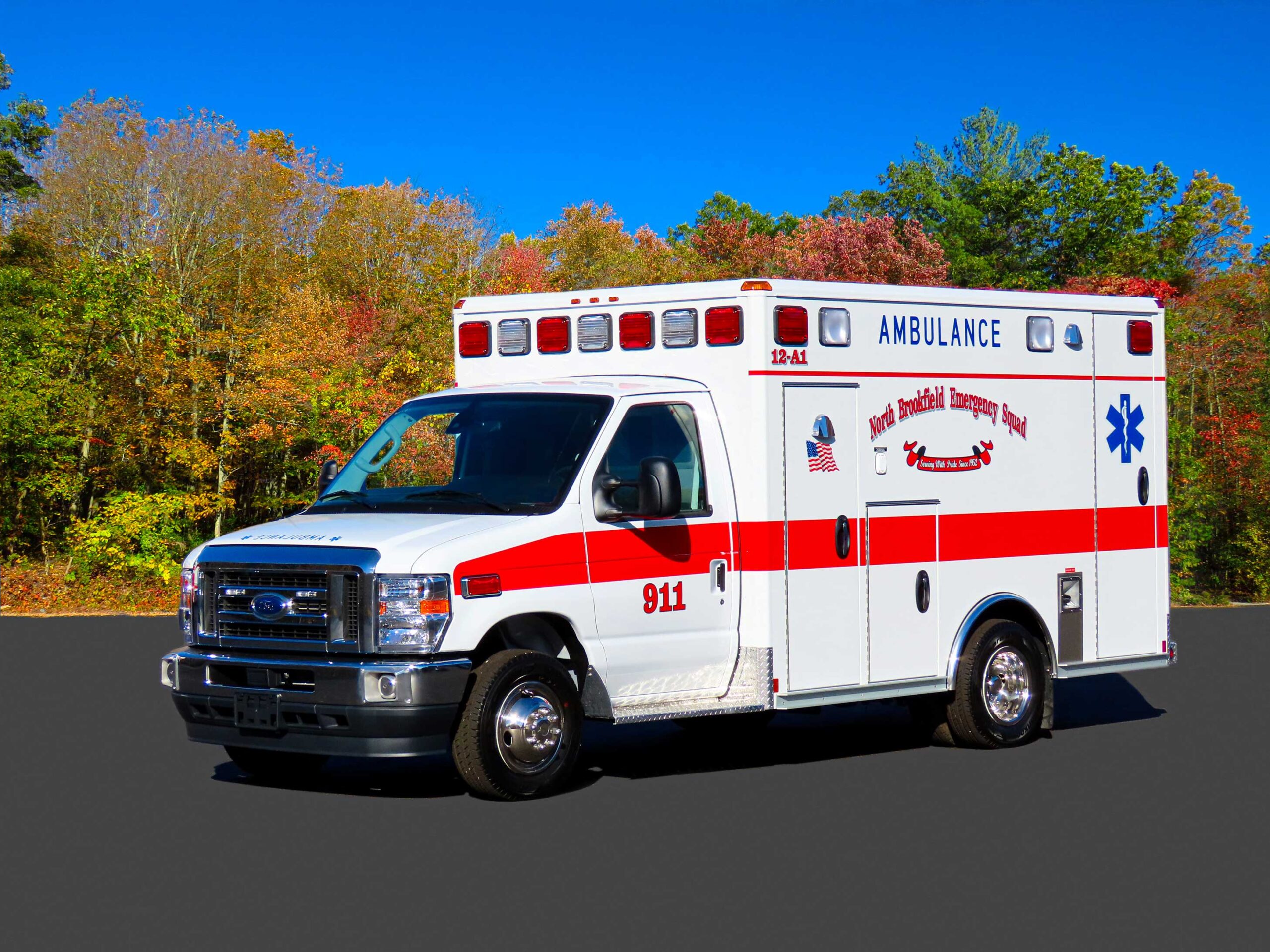 North Brookfield, MA - Wheeled Coach E350 Type III Ambulance