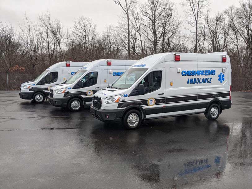 Cheshire, NH - (3) Wheeled Coach Type II Ambulances