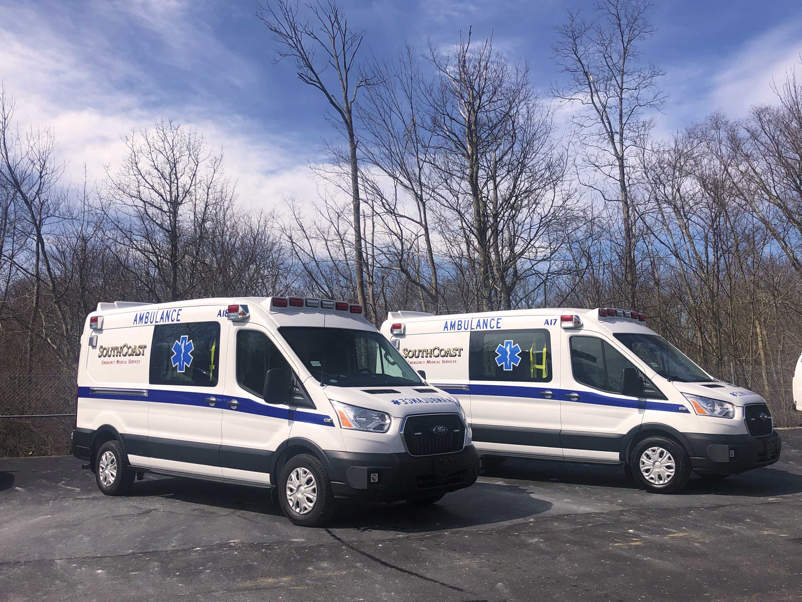 Southcoast EMS - Two (2) Wheeled Coach Type II Transit Ambulances
