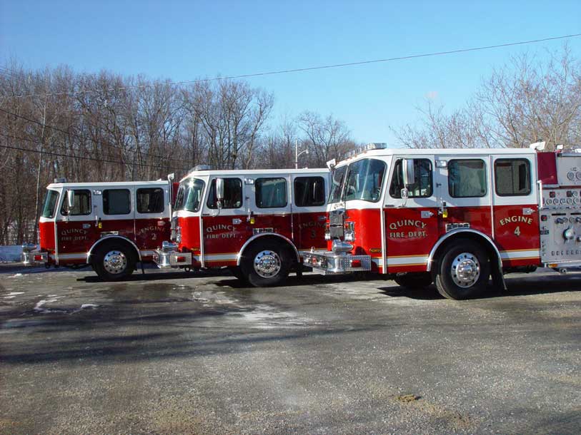 Quincy, MA - Three (3) E-One Typhoon Rescue Pumpers