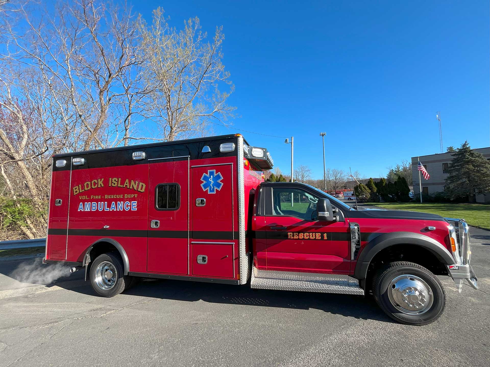 Block Island, RI – Wheeled Coach / Ford F550 Type I Ambulance