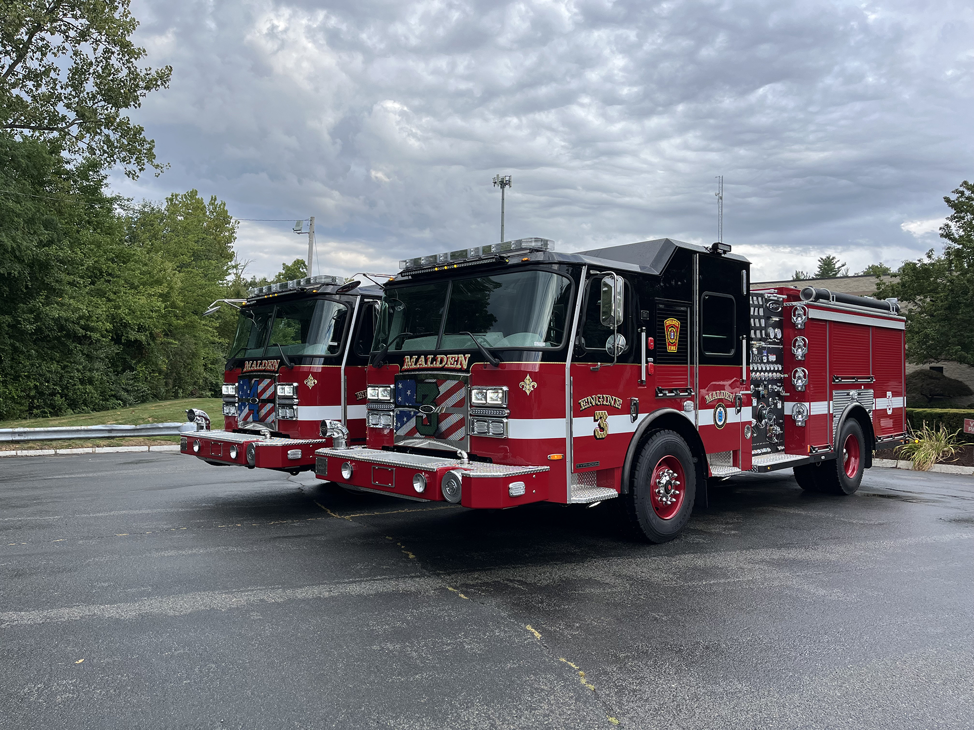 Malden, MA – Two (2) E-One Custom Pumpers