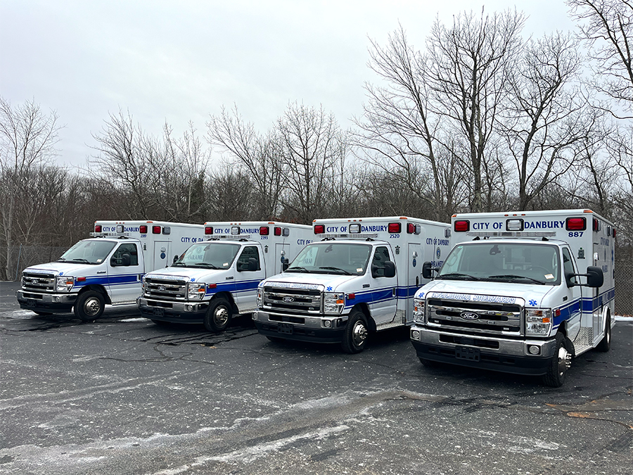 Danbury, CT EMS – Wheeled Coach / Ford F550 Type I Ambulances