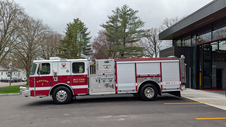 Milton, MA  - E-One Custom Side Mount Pumper