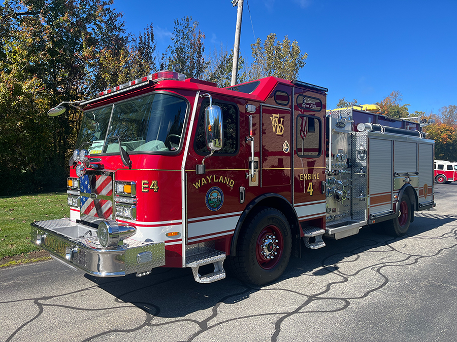Wayland, MA – E-One Custom Pumper